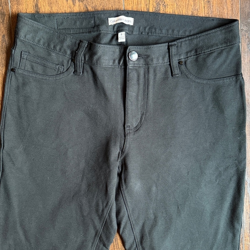 NWOT Calvin Klein Jeggings Black Sz 8 (M16) - Picture 2 of 8